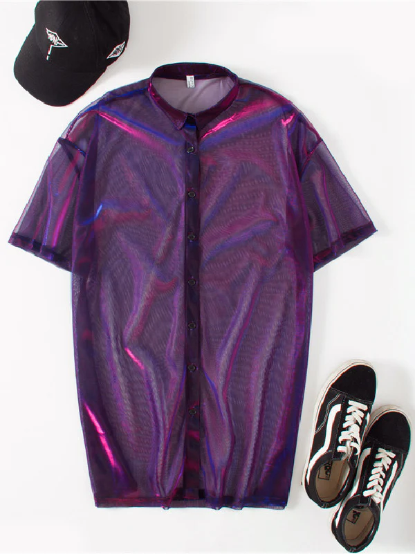 Sun Protection See-through Multicolor Cover-up - Image 6