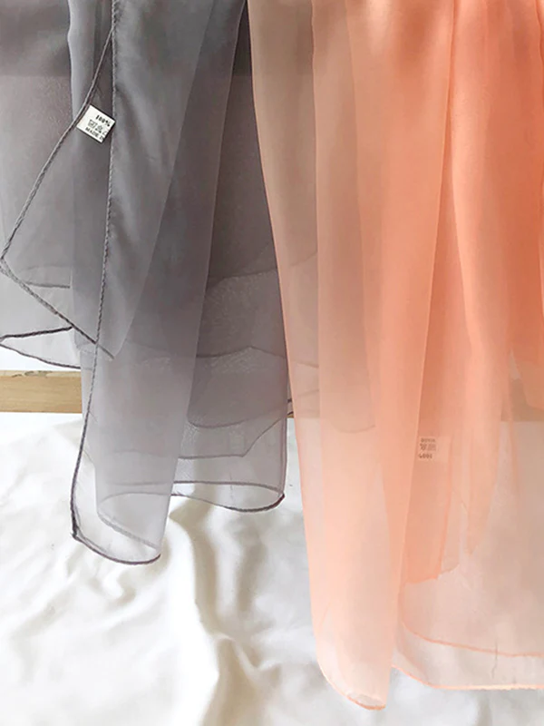 Sun-Protection See-Through Solid Color Shawl&Scarf - Image 17
