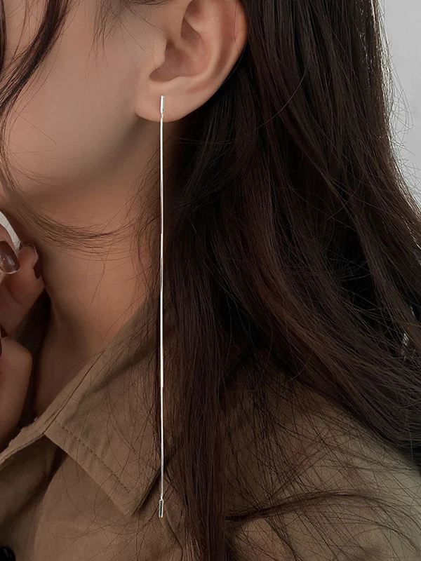 Tasseled Drop Earrings - Image 2