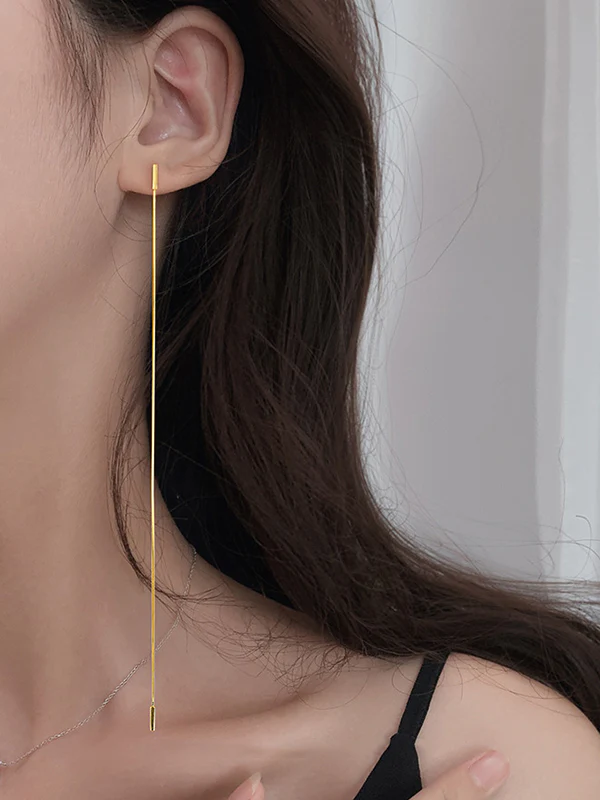 Tasseled Drop Earrings - Image 3
