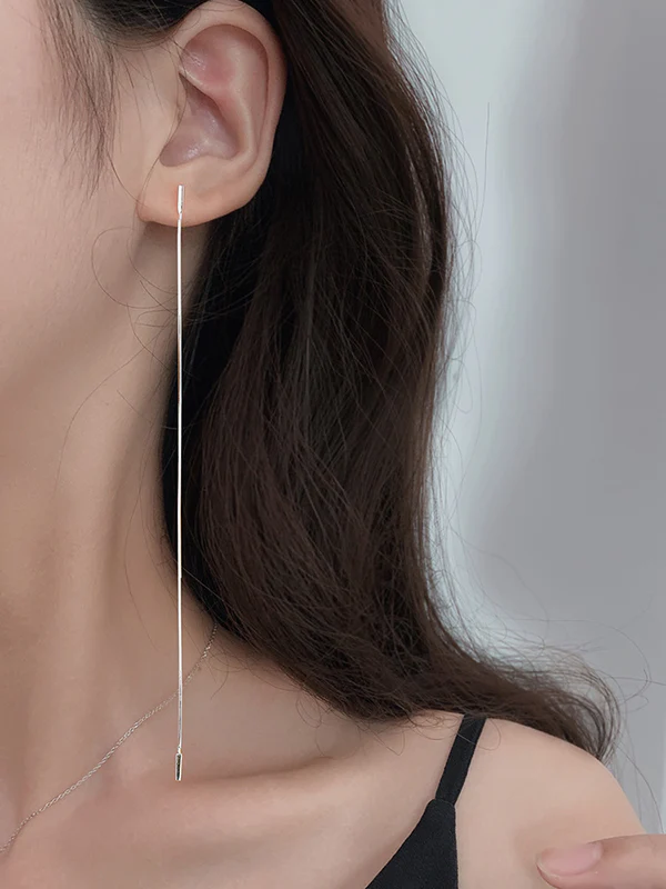 Tasseled Drop Earrings - Image 4
