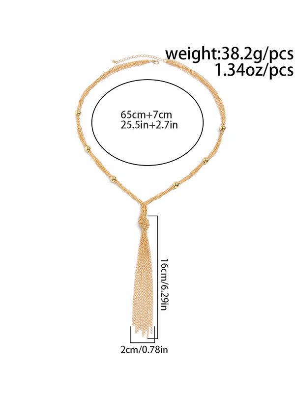 Tasseled Necklaces Accessories - Image 12