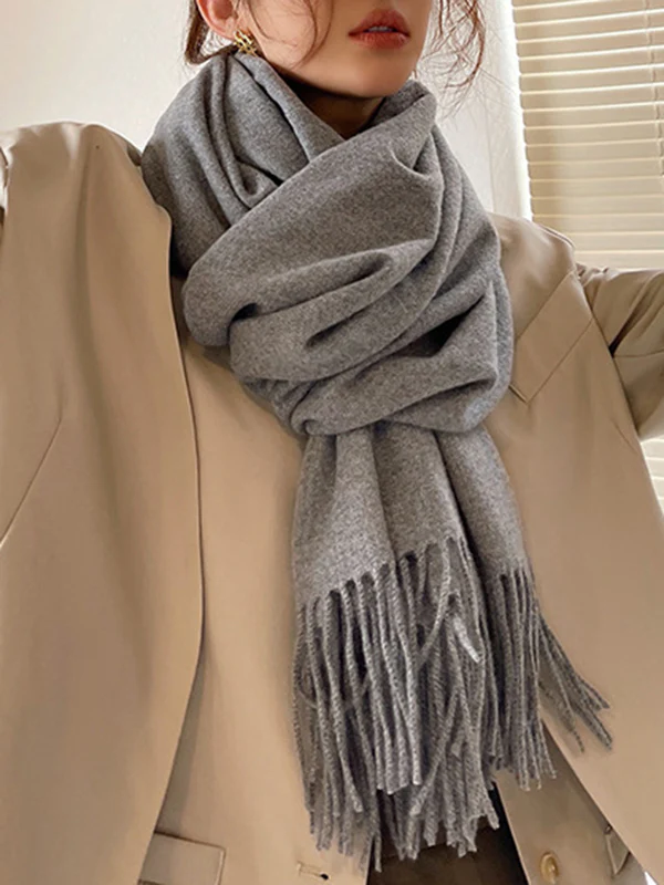 Tasseled Shawl&Scarf - Image 7