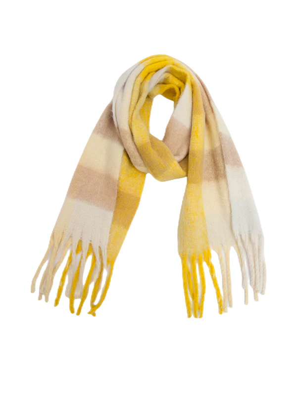 Thick Keep Warm Plaid Tasseled Shawl&Scarf - Image 10