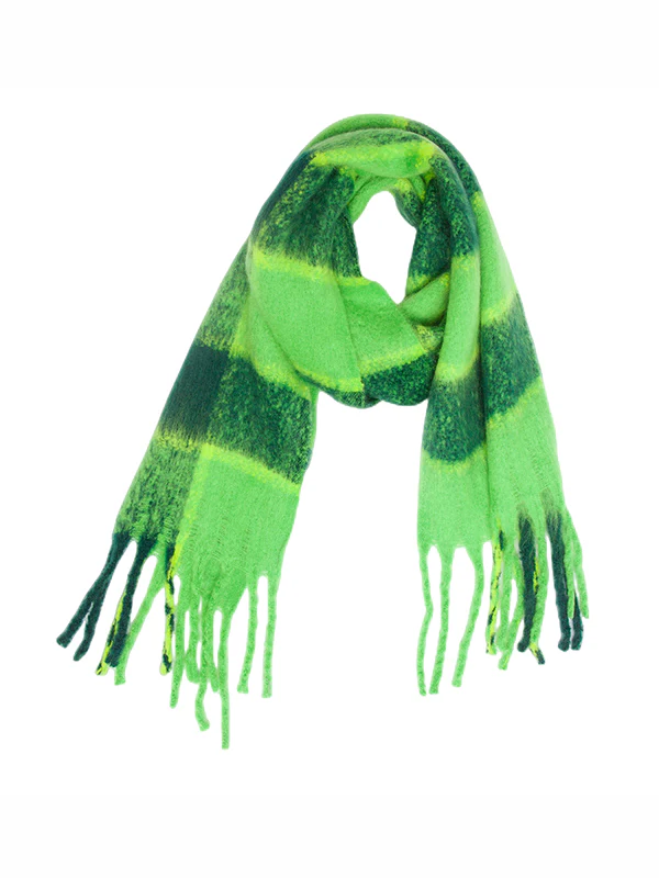 Thick Keep Warm Plaid Tasseled Shawl&Scarf - Image 16