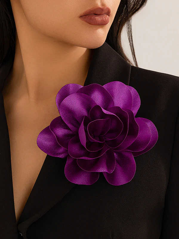 Three-Dimensional Flower Brooch Accessories - Image 16