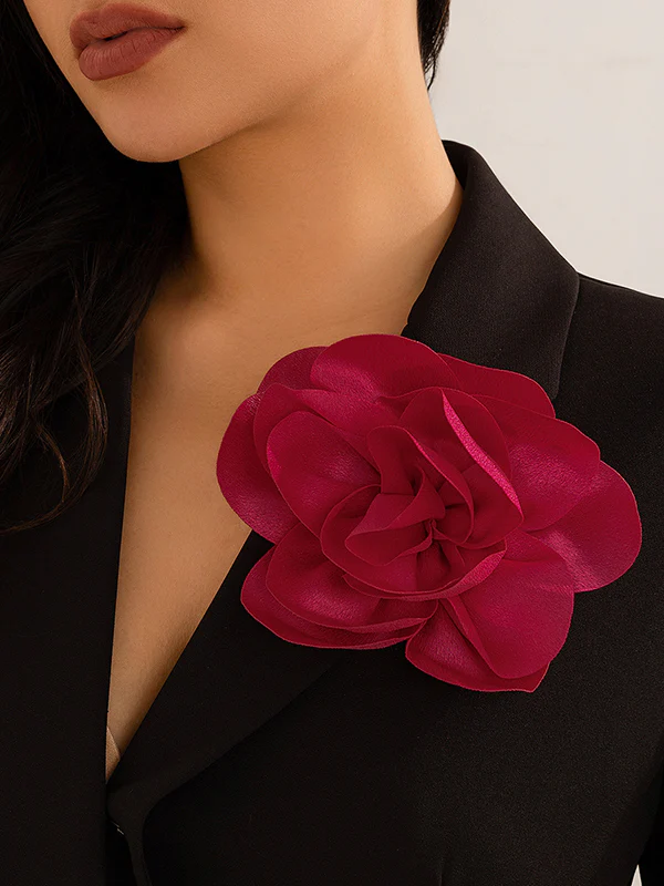 Three-Dimensional Flower Brooch Accessories - Image 23