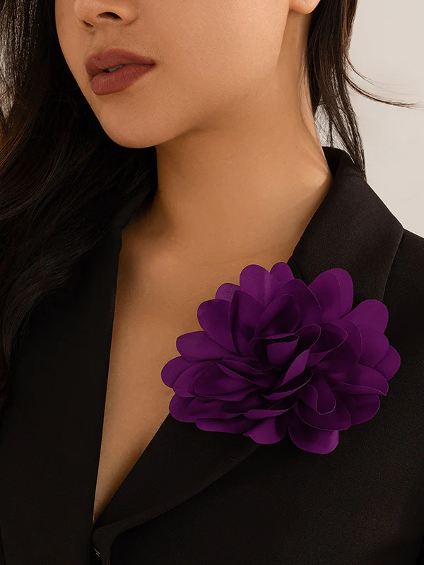 Three-Dimensional Flower Brooch Accessories - Image 27