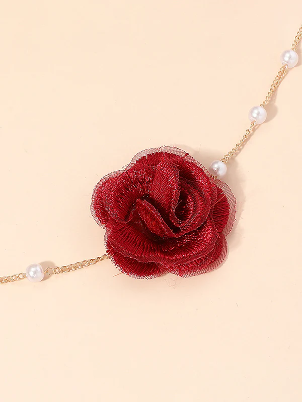 Three-Dimensional Flower Necklaces Accessories - Image 8