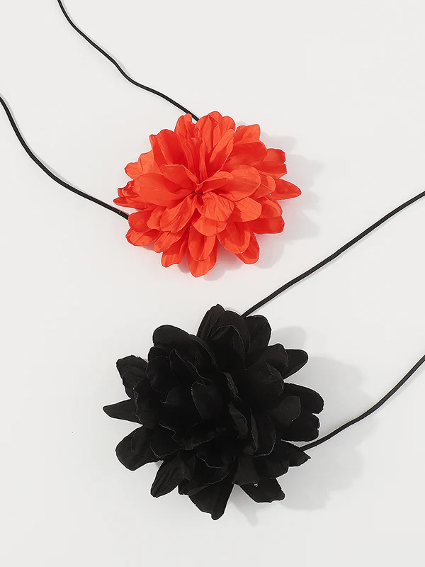 Three-Dimensional Flower Tied Necklaces Accessories Waist Chain Accessories - Image 10