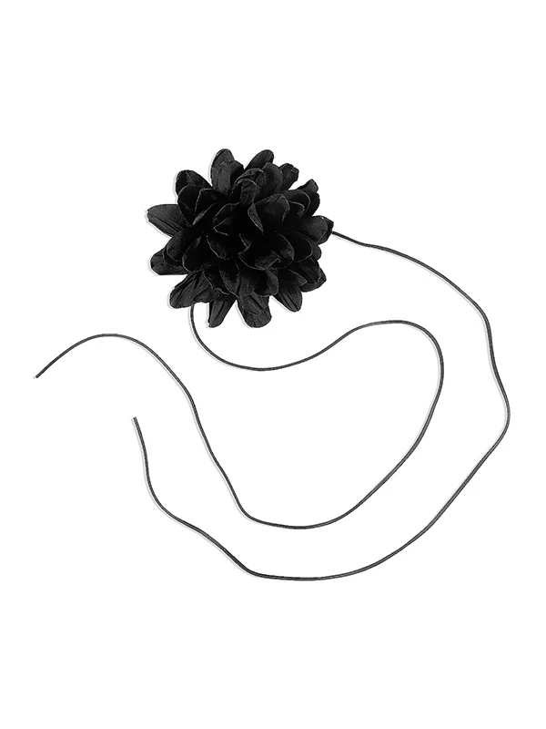 Three-Dimensional Flower Tied Necklaces Accessories Waist Chain Accessories - Image 12