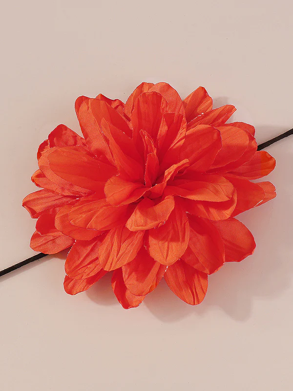 Three-Dimensional Flower Tied Necklaces Accessories Waist Chain Accessories - Image 5