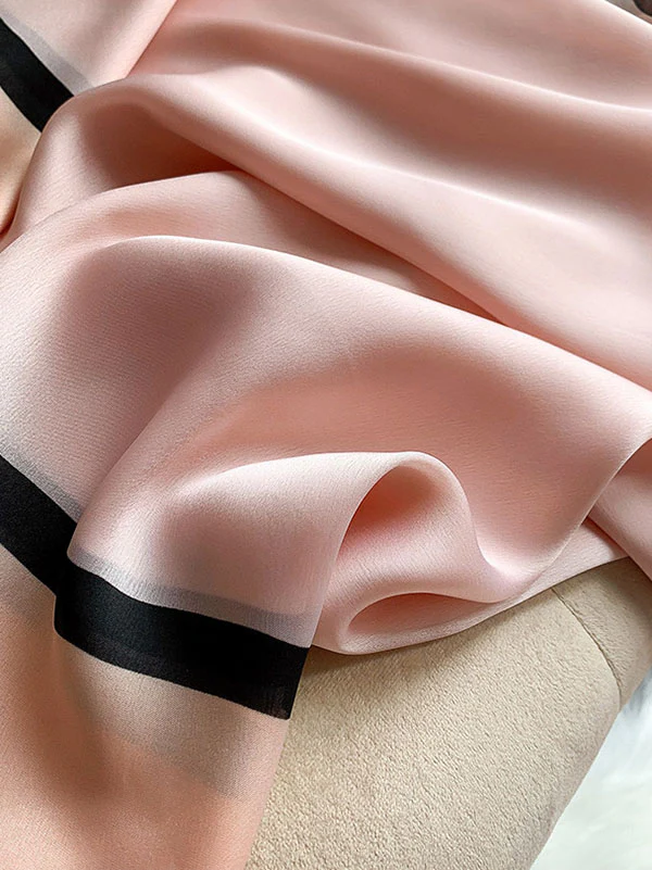 Urban Bow-Embellished Printed Contrast Color Shawl - Image 6