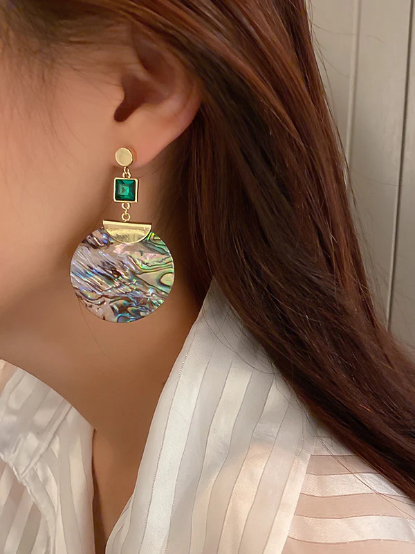 Urban Geometric Acrylic Earrings Accessories - Image 2