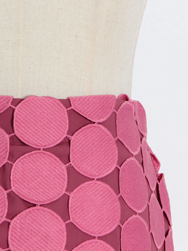 Urban Irregularity Tasseled Embroidered  Skirts - Image 10