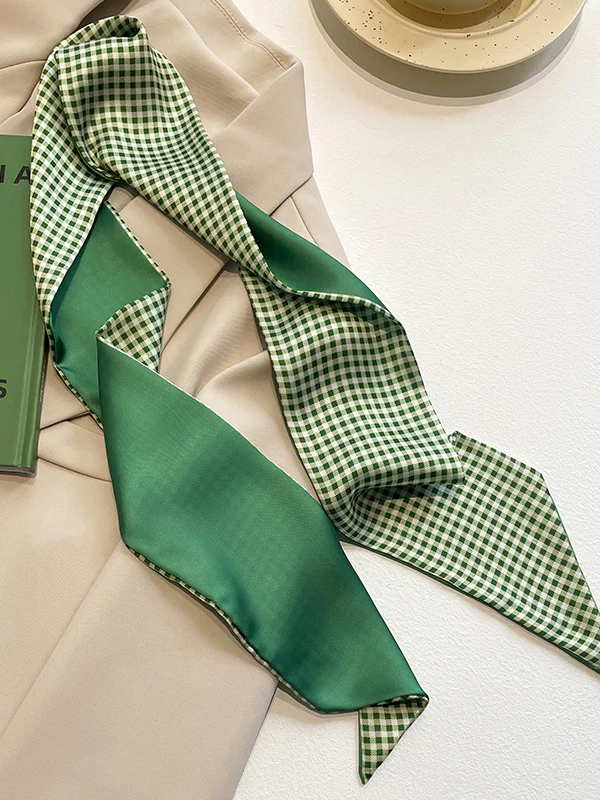 Urban Silk Imitation Houndstooth Printed Scarf - Image 2