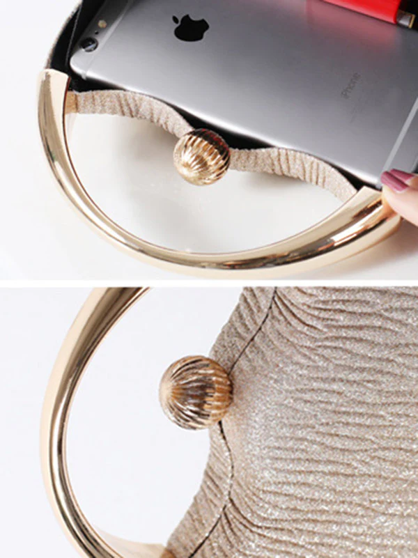Vintage Flap Shiny Sequined Bag - Image 9