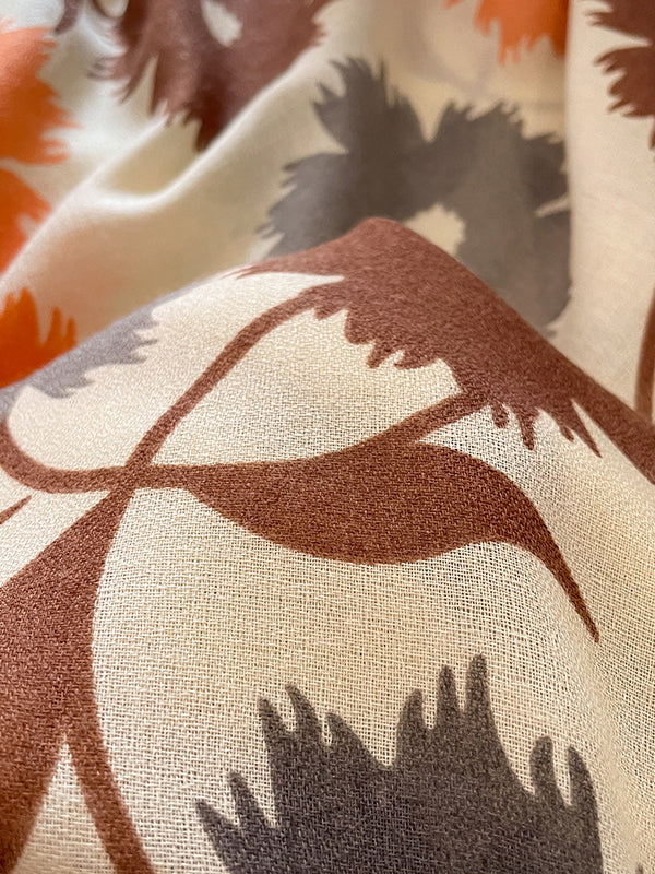 Vintage Floral Printed Shawl&Scarf - Image 17