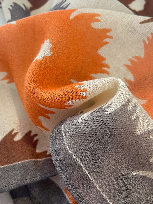 Vintage Floral Printed Shawl&Scarf - Image 18