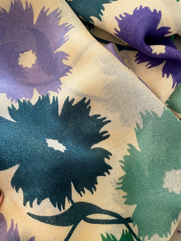 Vintage Floral Printed Shawl&Scarf - Image 20