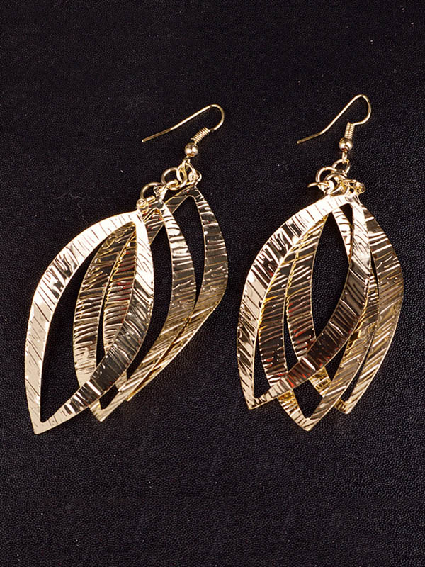 Vintage Irregular Geometry Earrings - Image 3