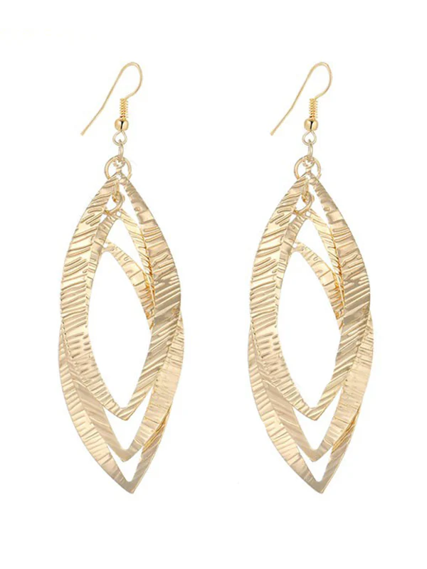 Vintage Irregular Geometry Earrings - Image 5