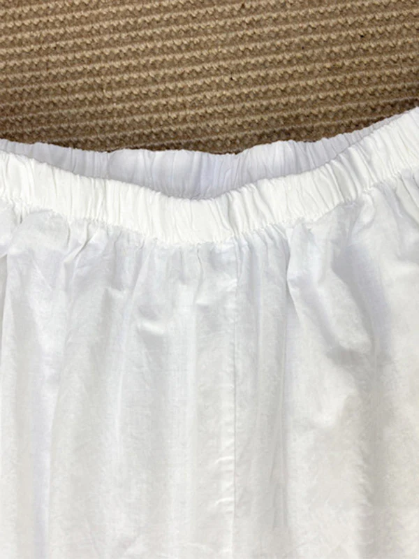 Vintage Loose Embroidered High Waisted Wide Leg Flared Pants - Image 12