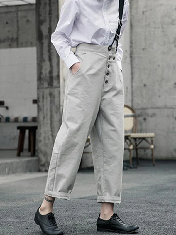 Vintage One-Shoulder Multi-Buckle Jumpsuit - Image 7