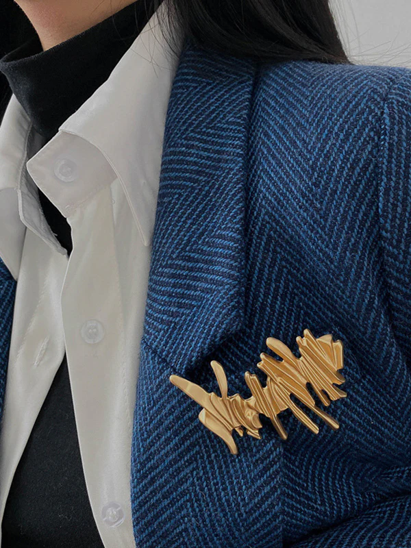 Vintage Original Irregular Brooch - Image 2