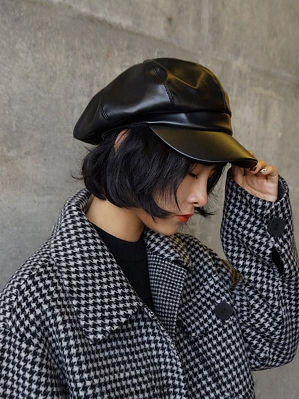 Vintage Solid Beret Hats - Image 12
