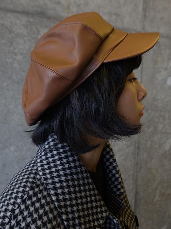 Vintage Solid Beret Hats - Image 13