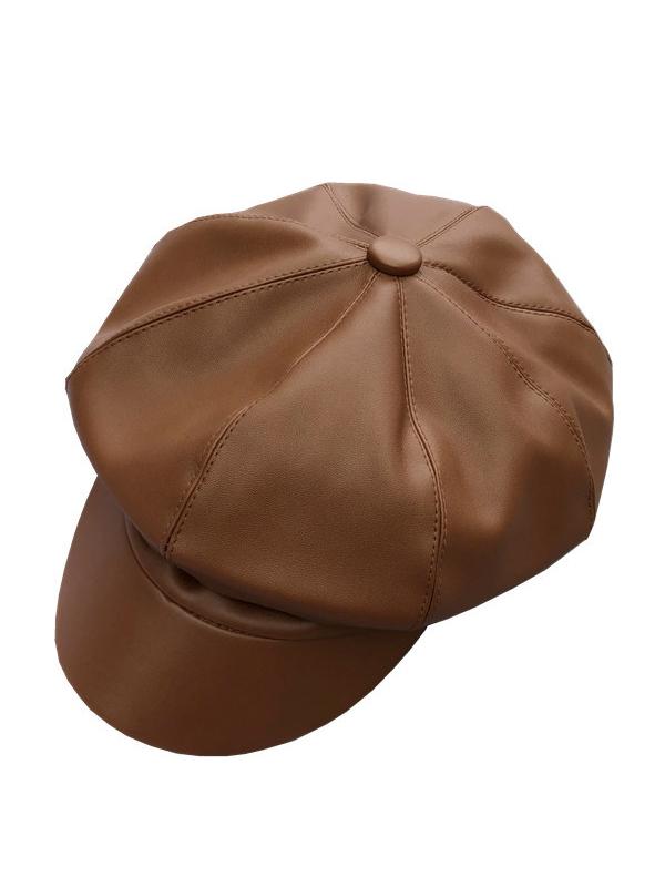 Vintage Solid Beret Hats - Image 21