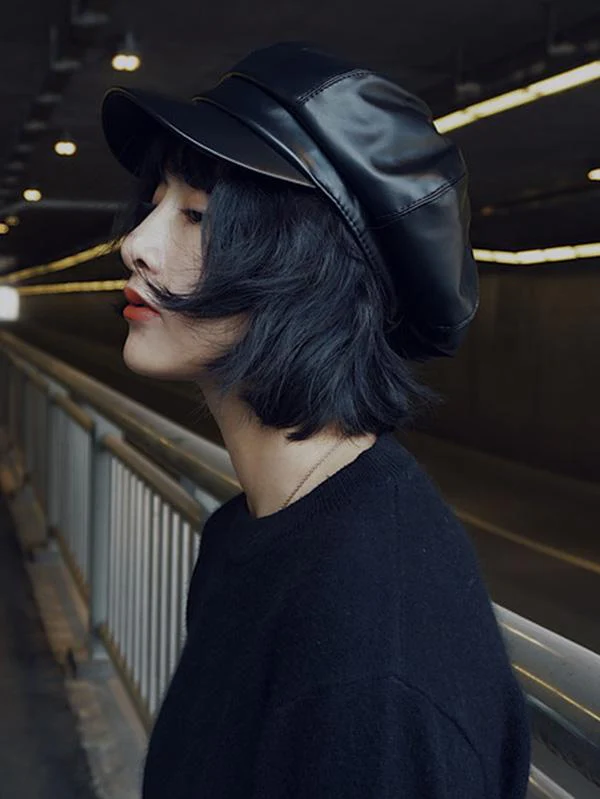 Vintage Solid Beret Hats - Image 3