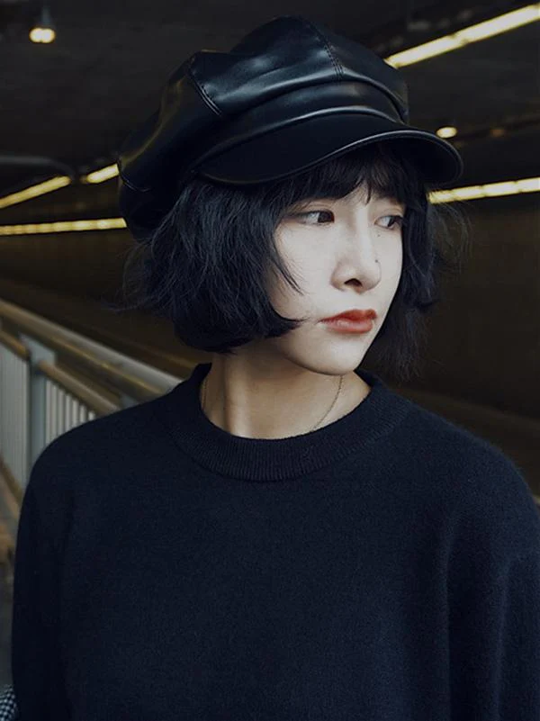 Vintage Solid Beret Hats - Image 9
