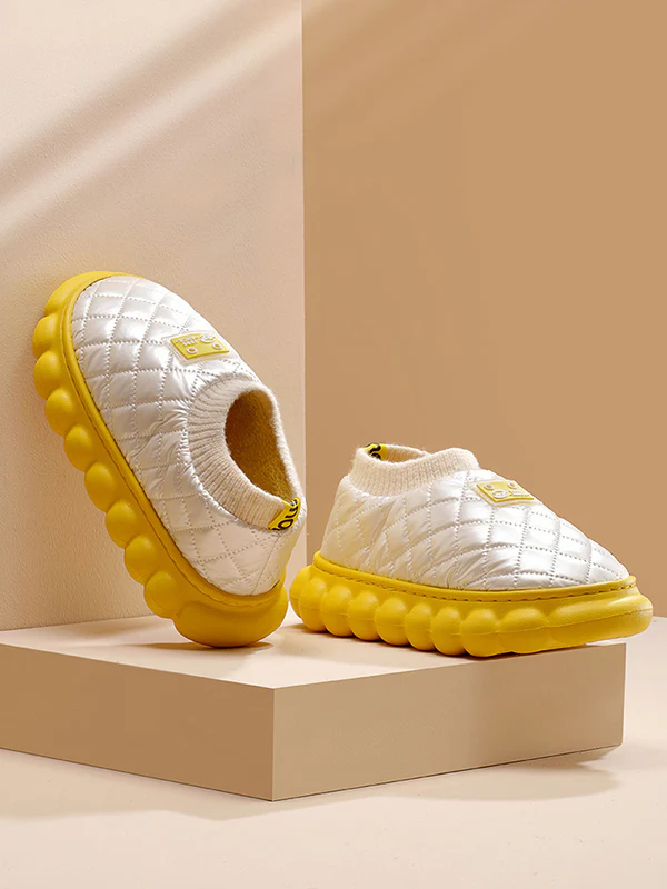 Warm Indoor Non-Slip Waterproof Soft Sole Padded Flat Shoes - Image 14