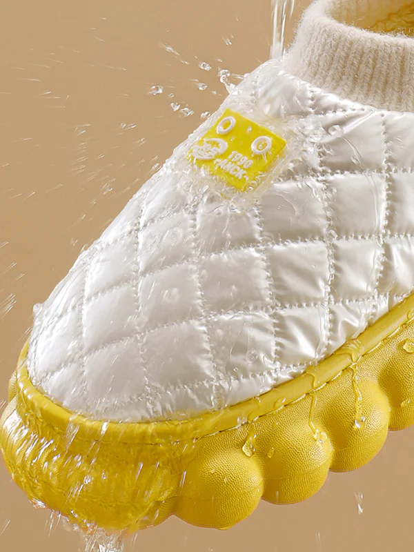 Warm Indoor Non-Slip Waterproof Soft Sole Padded Flat Shoes - Image 16
