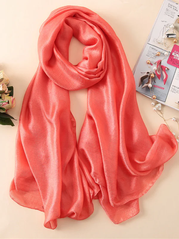 Wrap Keep Warm Solid Color Sun Protection Scarf - Image 12
