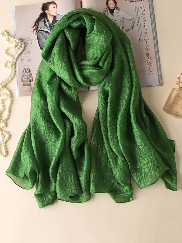 Wrap Keep Warm Solid Color Sun Protection Scarf - Image 14