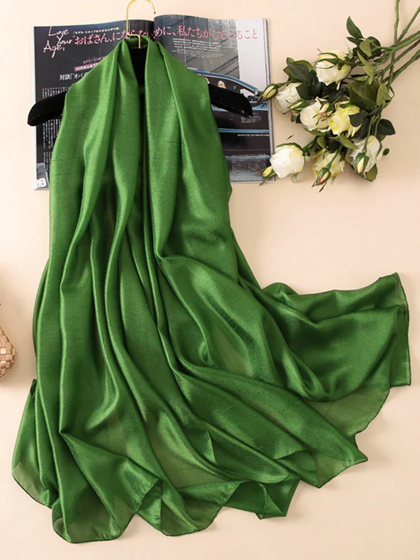 Wrap Keep Warm Solid Color Sun Protection Scarf - Image 15