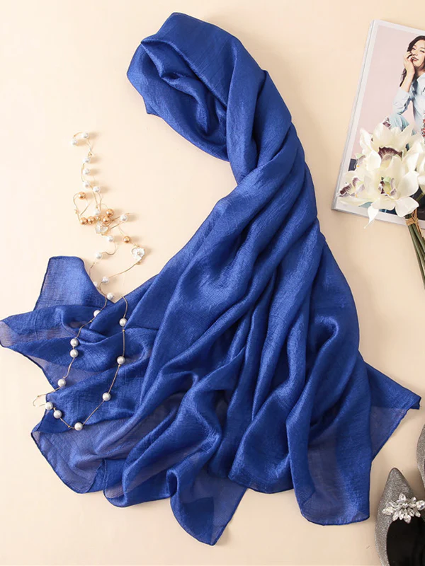 Wrap Keep Warm Solid Color Sun Protection Scarf - Image 16