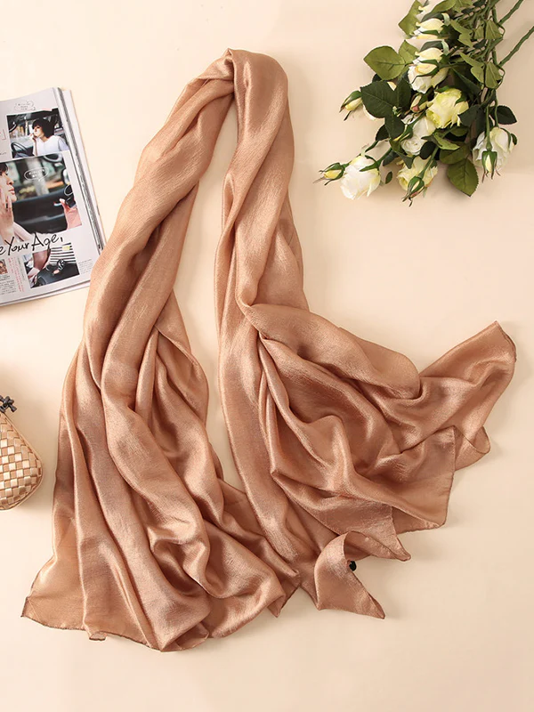 Wrap Keep Warm Solid Color Sun Protection Scarf - Image 17