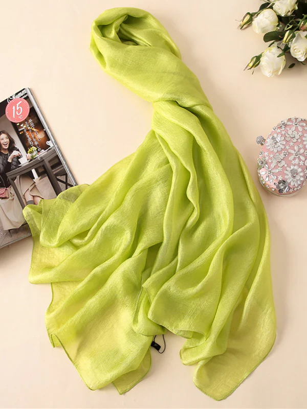 Wrap Keep Warm Solid Color Sun Protection Scarf - Image 18