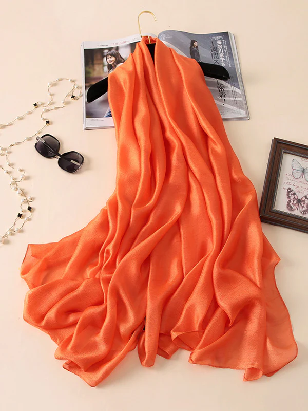 Wrap Keep Warm Solid Color Sun Protection Scarf - Image 19