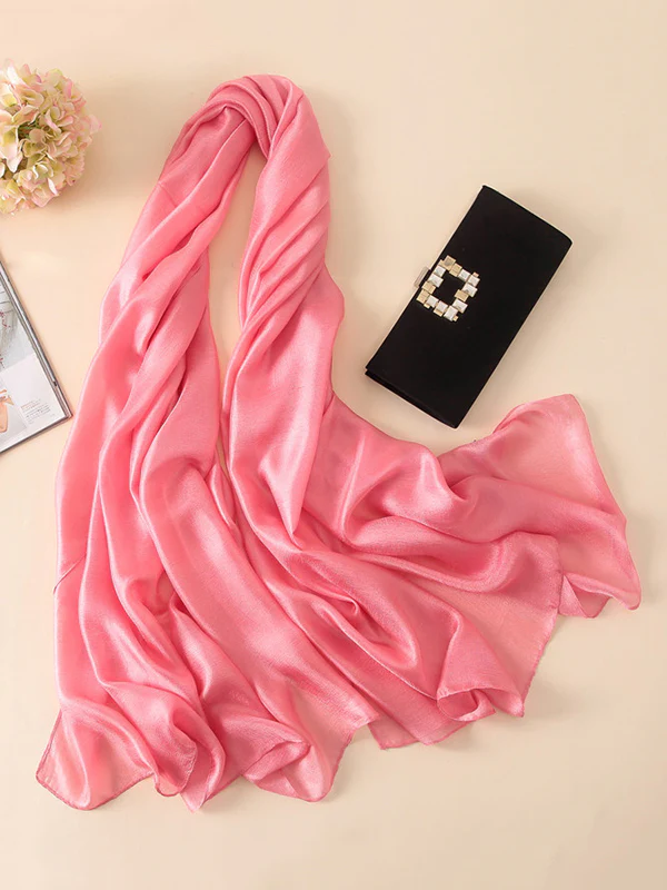 Wrap Keep Warm Solid Color Sun Protection Scarf - Image 20