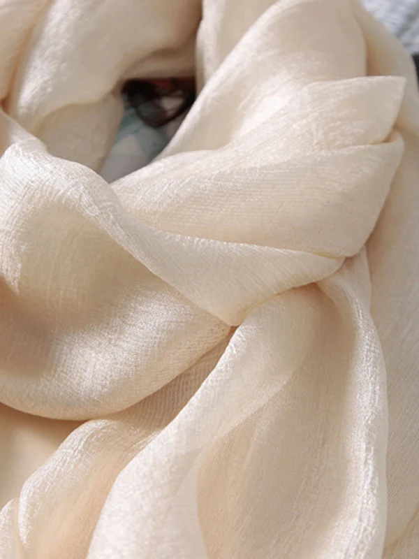Wrap Keep Warm Solid Color Sun Protection Scarf - Image 30