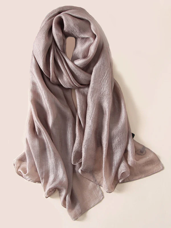 Wrap Keep Warm Solid Color Sun Protection Scarf - Image 6