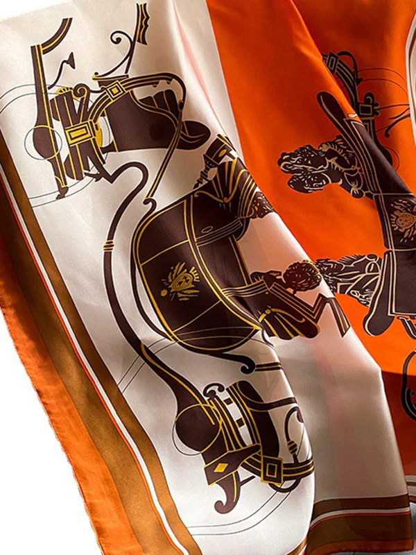 Wrap Printed Sun Protection Scarf - Image 7